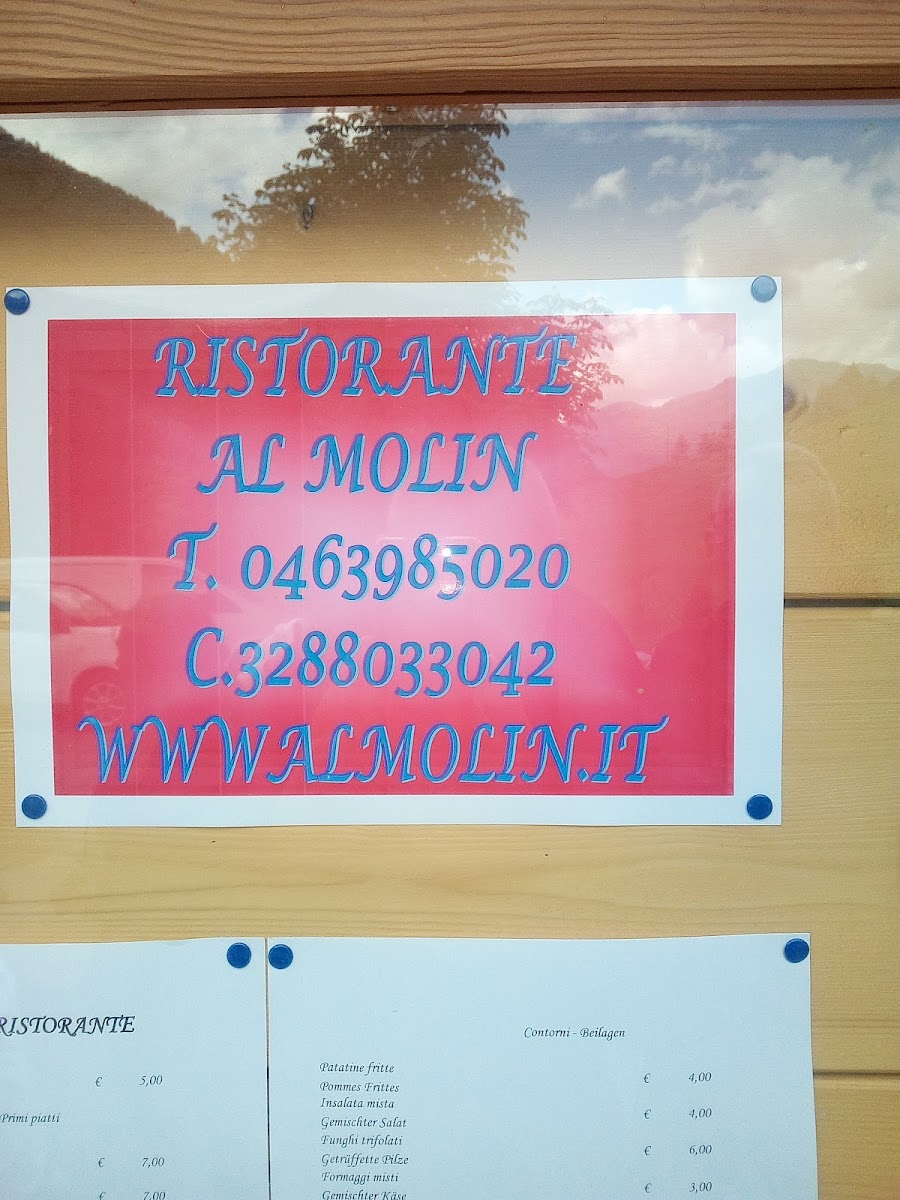 Menu B&b Ristorante Affittacamere Bar Al Molin-3